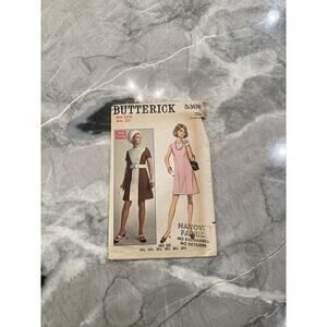 Butterick Semi Cut Misses A Line Dress Princess Dress Half Size 14-1/2 No 5308